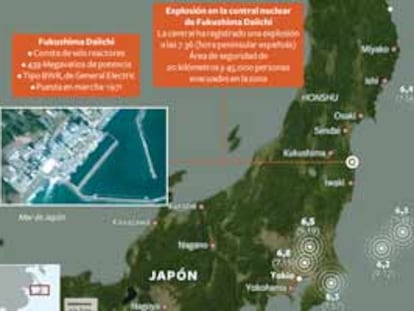 Fukushima vive el peor accidente nuclear desde Chernóbil