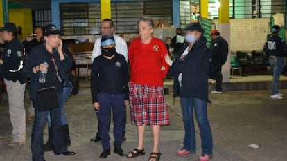 A prisão da fundadora do albergue, Rosa Verduzco em 15 de julho.