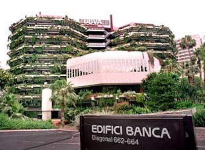 Sede central del BBVA en la avenida Diagonal de Barcelona.