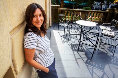 Isa Campo, guionista y directora de cine en el Festival de Cine de San Sebastián de 2022.