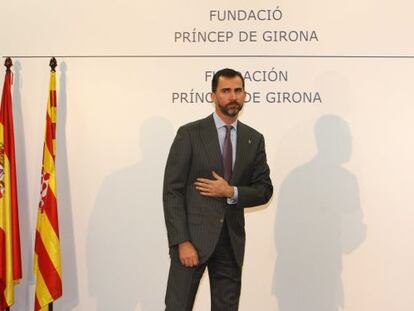 Felipe de Borbón ostenta cuatro títulos nobiliarios en Cataluña, entre ellos el de Príncipe de Girona.