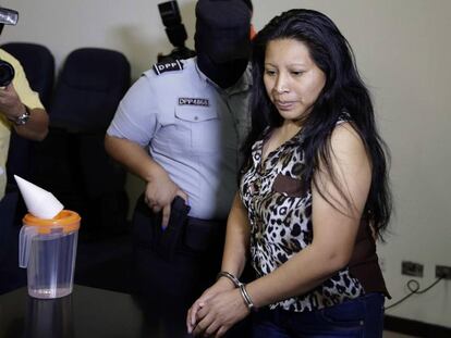 Teodora V&aacute;zquez durante el juicio.