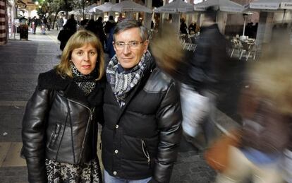 Pedro Alberto y su pareja Mar&iacute;a Jos&eacute;, en Castell&oacute;n.