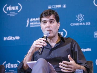 Ricardo Giraldo durante la presentaci&oacute;n de los Premios F&eacute;nix 2016.