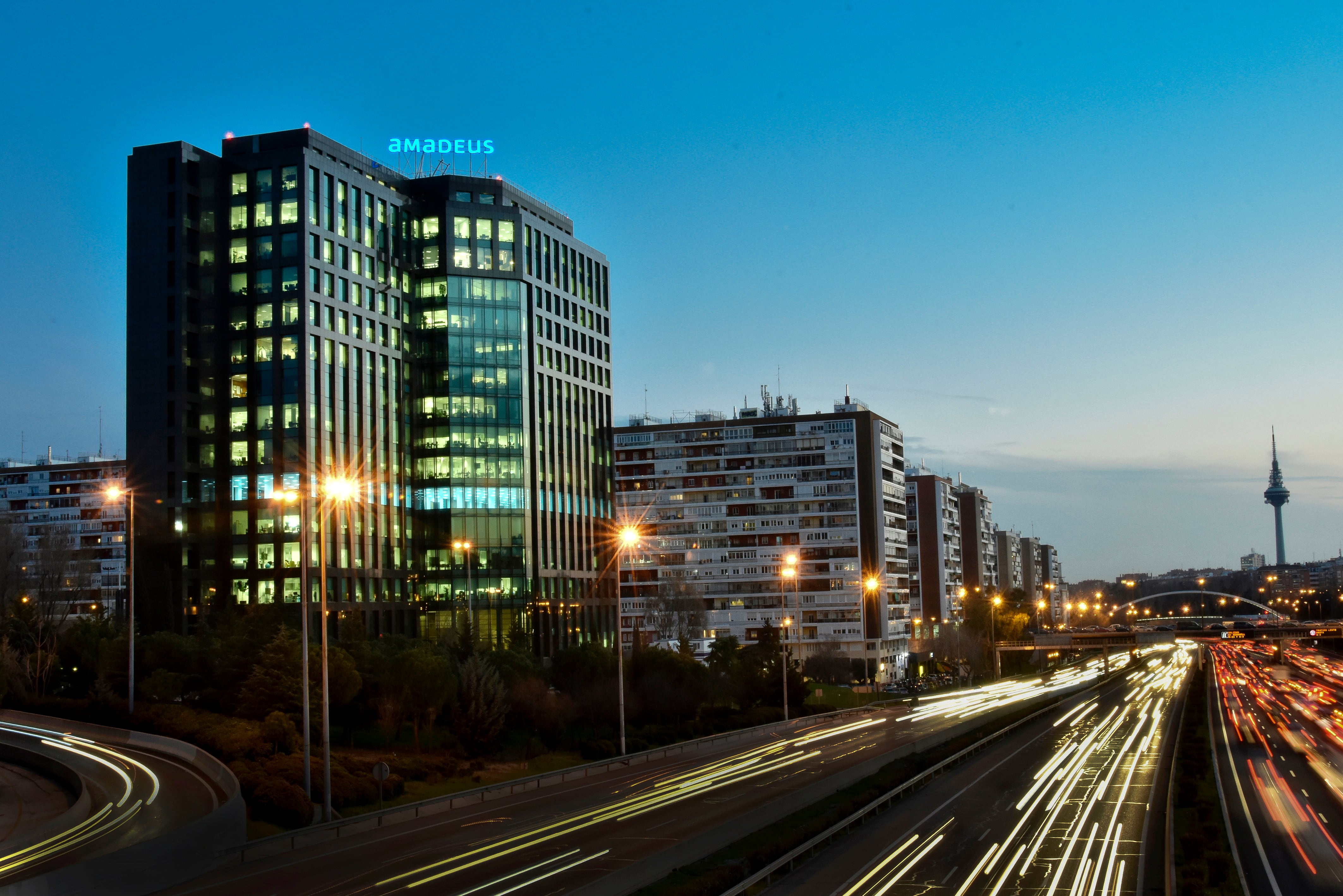 Sede de la empresa  Amadeus en Madrid. 