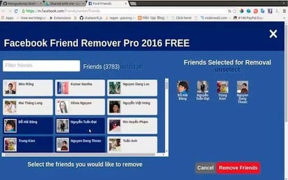 Friend Remover Facebook