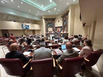 Pleno de la Asamblea Regional de Murcia, en una imagen de archivo.