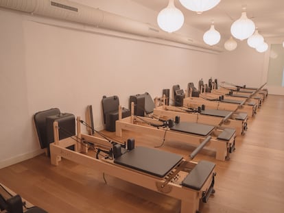 El estudio de pilates en Pinar Pilates, en una foto cedida por el establecimiento.