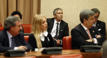 El juez Fernando Grande-Marlaska, en la imagen, durante la comparecencia de Carlos Lesmes, presidente del Poder Judicial.