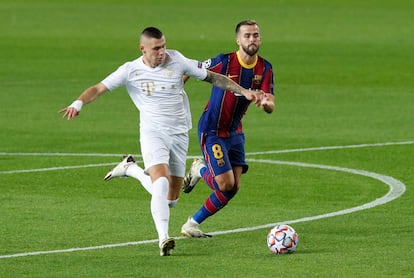 Pjanic, durante el encuentro ante el Ferencvaros.