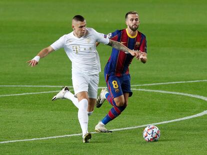 Pjanic, durante el encuentro ante el Ferencvaros.