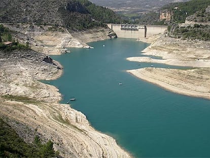 Pantano de Entrepeñas (Guadalajara), en septiembre.