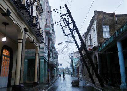 Destrozos al paso del huracán Ian en Pinar del Río (Cuba) EFE/ Yander Zamora