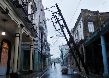 Destrozos al paso del huracán Ian en Pinar del Río (Cuba) EFE/ Yander Zamora