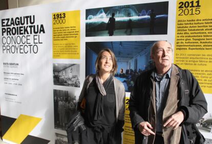 Naraia y Jon Montero, los arquitectos responsables de la transformación de la antigua fábrica de tabacos en Tabakalera.