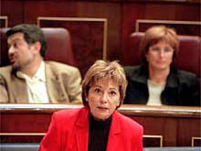 Celia Villalobos, en el Congreso de los Diputados en mayo.