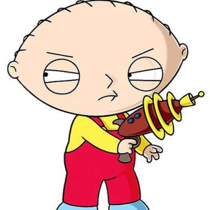 Stewie, de la serie <i>Padre de familia.</i>