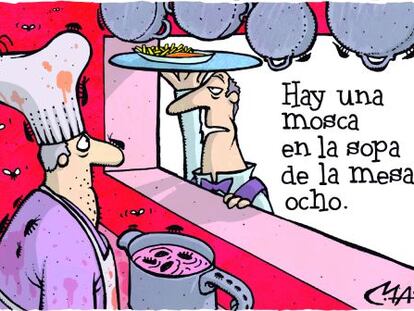 El trauma de comer mal en un restaurante