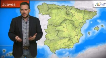Enrique García, el hombre del tiempo de AEMET.