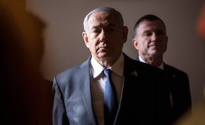 Netanyahu en una ceremonia con militares el pasado 8 de mayo.