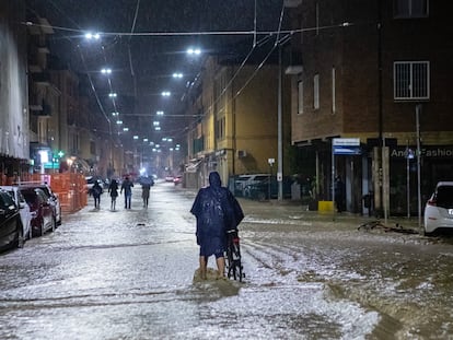 Lluvias e inundaciones de Bolonia (Italia), en una imagen del pasado 20 de octubre.