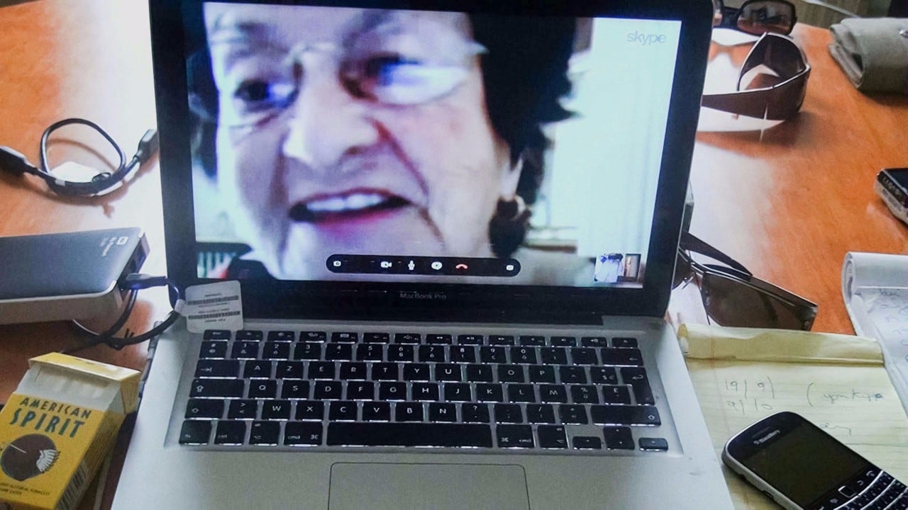 Natalia Leibel, la madre de Chantal Akerman, en el documental 'No Home Movie' (2015).