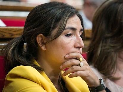 Rocío Martínez-Sampere, aquest dimecres, al Parlament.