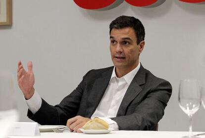 Pedro Sánchez, secretario general del PSOE.