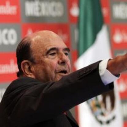 Emilio Botín, presidente del Banco Santander en México