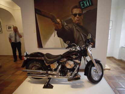 Interior de la casa-museo de Arnold Schwarzenegger inaugurada en Austria el sábado.