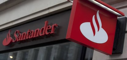 Sucursal de Banco Santander en Reino Unido. 