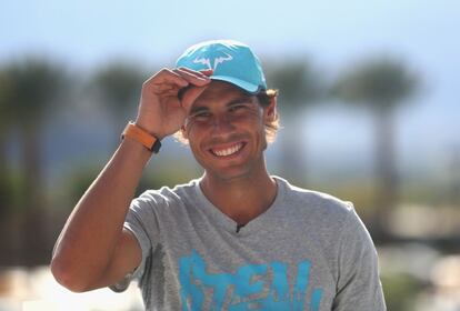 Rafa Nadal en Indian Wells. 