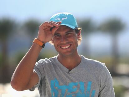 Rafa Nadal en Indian Wells. 