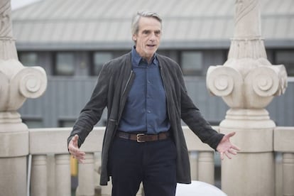 L'actor Jeremy Irons a Barcelona.