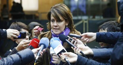 La presidenta del Gobierno de Navarra, Yolanda Barcina.