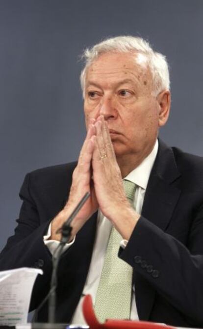 El ministro de Exteriores, José Manuel García-Margallo.