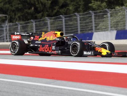 Verstappen, durante el GP de Austria.
