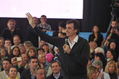 Esteban Bullrich en el lanzamiento de campaña de Cambiemos.