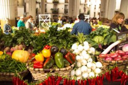 El mercado de Ordizia.