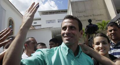 Henrique Capriles, pol&iacute;tico venezolano.