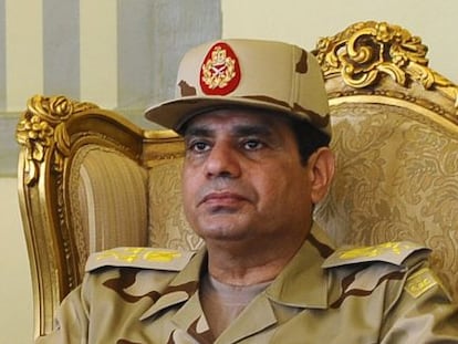 Abdel Fatah al Sisi, ministro de Defensa de Egipto. 