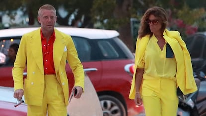 Lapo Elkann y Joana Lemos, en Ibiza el pasado junio de 2020.