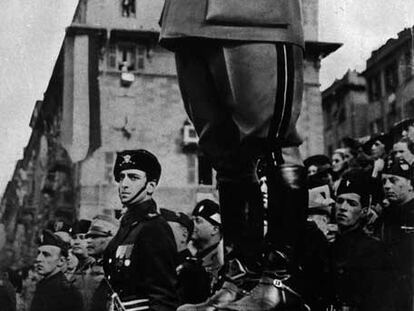 El dictador italiano Benito Mussolini, en una foto de 1938.