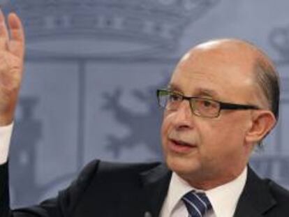 El ministro de Hacienda, Cristóbal Montoro. EFE/Archivo