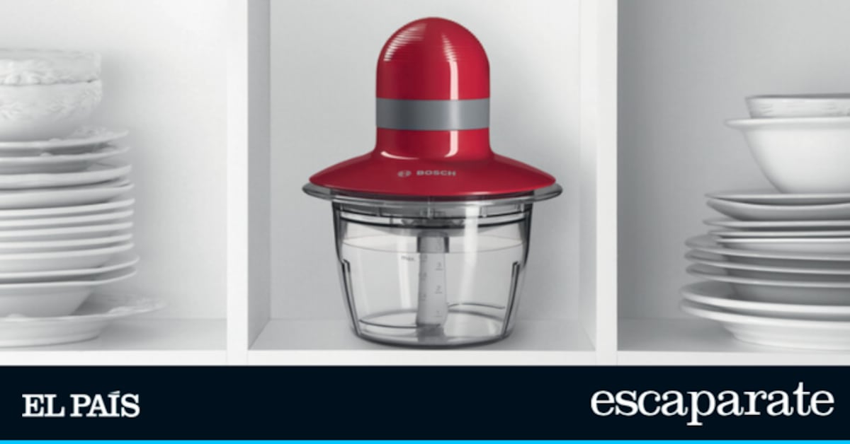 Recetas listas en la mitad de tiempo con esta picadora eléctrica con vaso apto para microondas