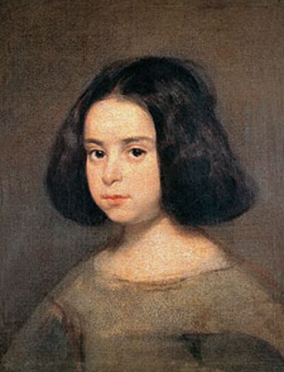 El cuadro <i>Retrato de niña,</i> de Diego Velázquez (The Hispanic Society of America, de Nueva York).