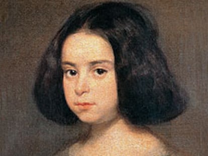 El cuadro <i>Retrato de niña,</i> de Diego Velázquez (The Hispanic Society of America, de Nueva York).