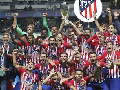 La final de la Supercopa de Europa 2018 entre el Real Madrid y el Atlético de Madrid, en imágenes