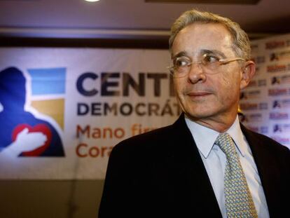 O ex-presidente colombiano Álvaro Uribe.