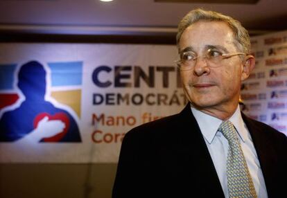 El expresidente colombiano &Aacute;lvaro Uribe.